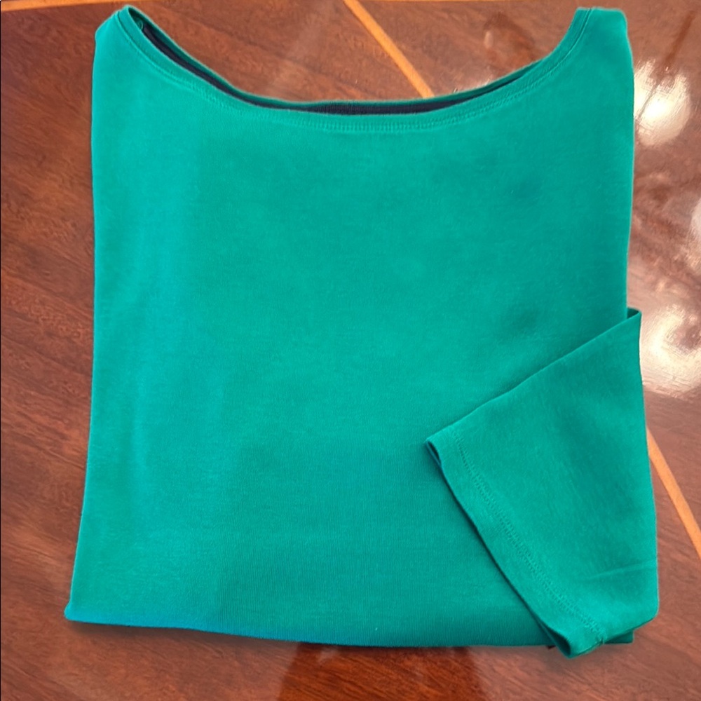 Talbots bateau neck Tee